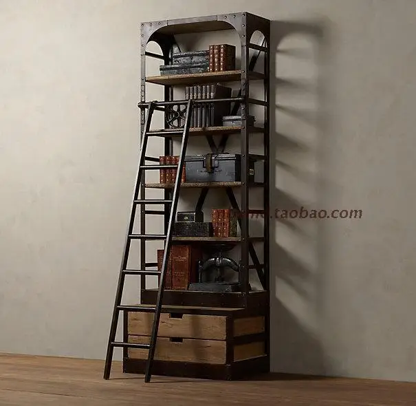 Estilo LOFT hierro forjado escalera con hierro forjado antiguo ... Estilo LOFT hierro forjado escalera con hierro forjado antiguo ...