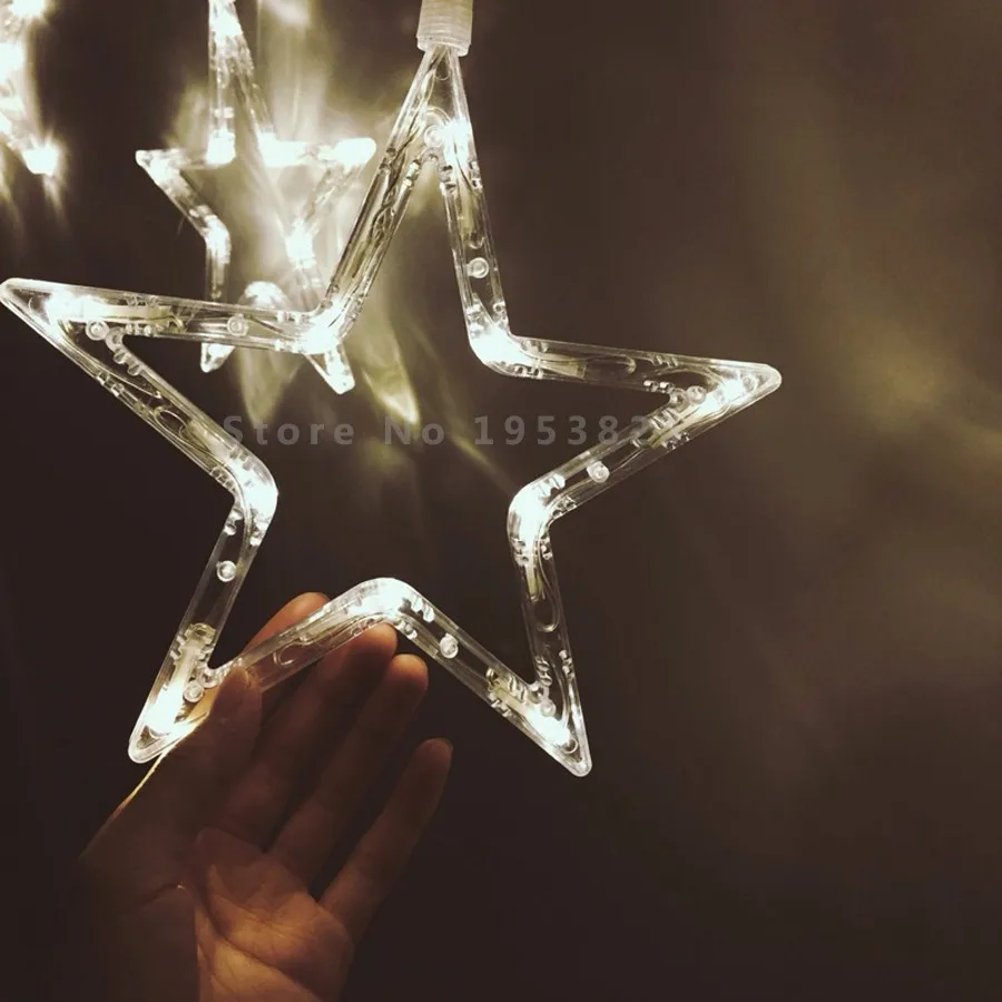 Star Curtain LED String Lights (12)