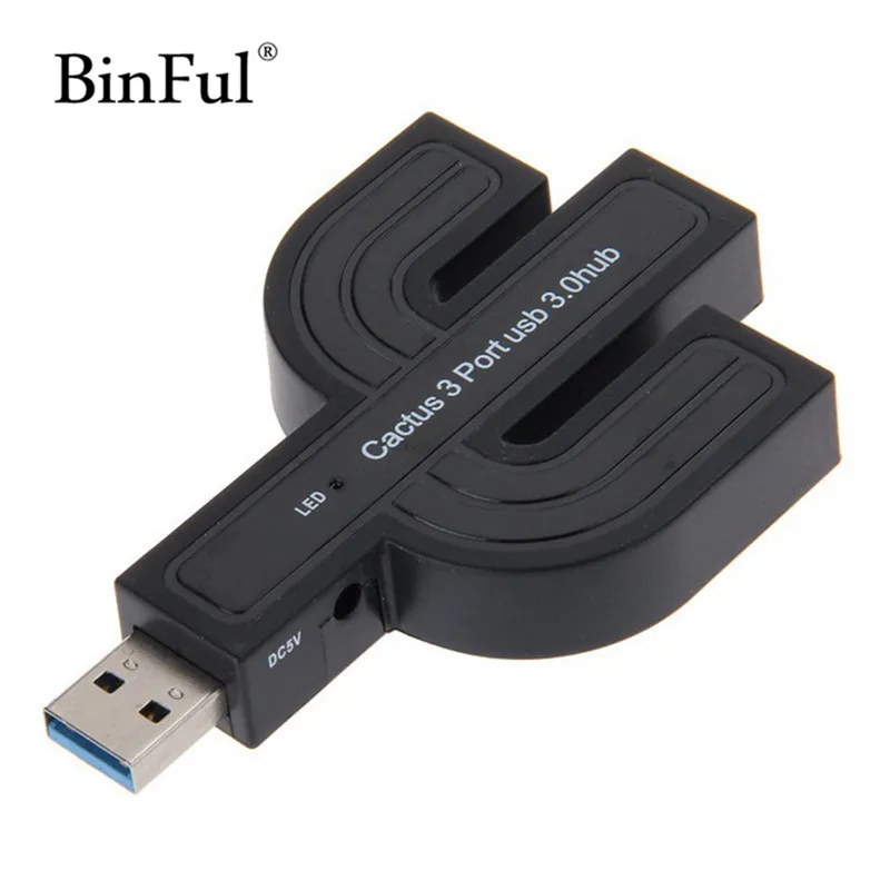 BinFul High Speed 5Gbps 3 Ports USB HUB 3.0 Splitter Adapter for Laptop PC / Notebook / Computer Peripherals Accessories