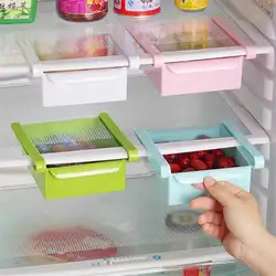 Ящик для хранения холодильника пластиковая горка полка кухня холодильник Космос заставка Органайзер стойка еда овощная коробка для