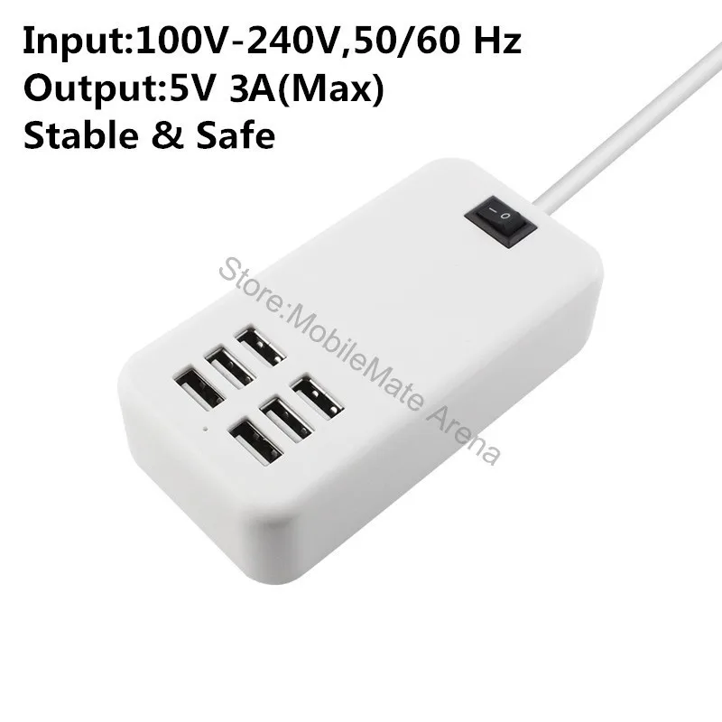 Для Apple Iphone7 Iphone 7 6s 6 Plus/Xiaomi Redmi 3 s S Mi 5s телефон Usb Hub адаптер зарядного устройства 5V 3A