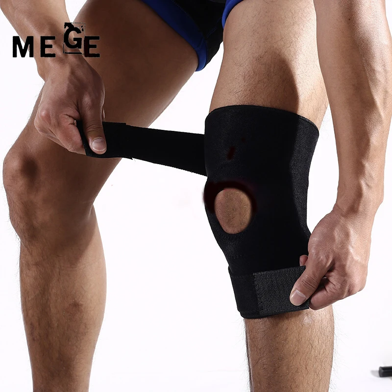 Mege 1 قطعة 4 الينابيع ليكرا سادة لينة تنفس الركبة هدفين دعم الرياضة السلامة كرة السلة والمشي الركبة دعم Mege 1 قطعة 4 الينابيع ليكرا سادة لينة تنفس الركبة هدفين دعم الرياضة السلامة كرة السلة والمشي الركبة دعم