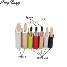 TingDong Micro USB To Type C/IOS Adapter For iPhone/Android Data Cable Converter Adapter Type C To Micro USB