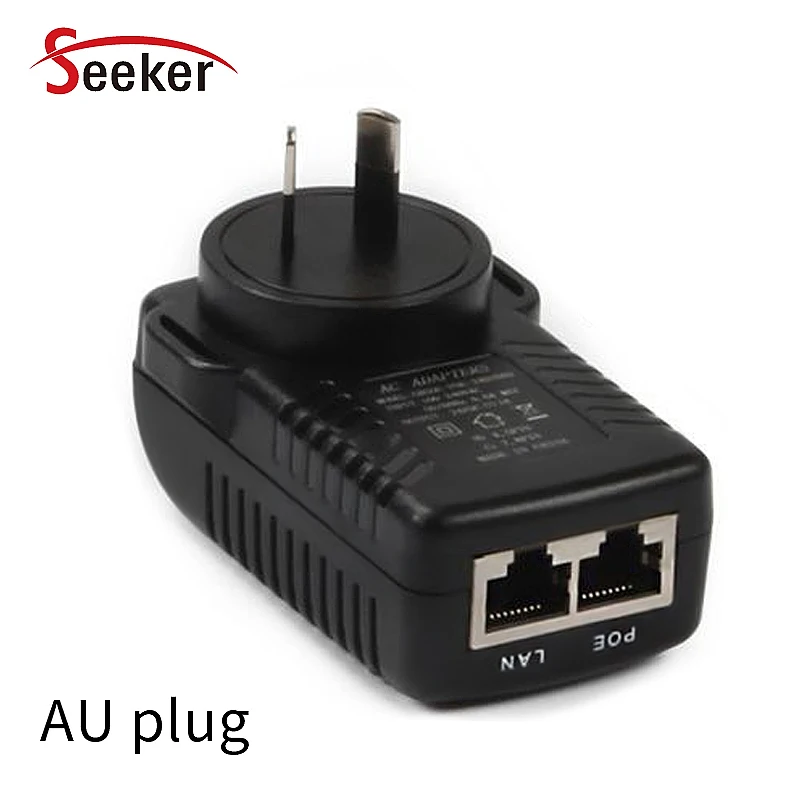 Ethernet POE инжектор DC12V 1A 12 Вт Настенный штекер POE переключатель адаптер питания EU/US/AU/UK вилка опционально