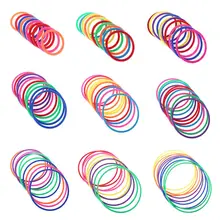 10 шт. пластиковые кольца для метания, для метания, для карнавала, для двора, для парка, игры, для развития интеллекта, обучающая игрушка для упражнений