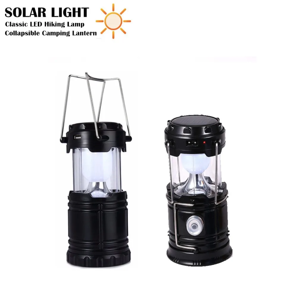 

Vintage Portable LED Solar Lamp LED Camping Light Outdoor Flashlight Stretchable Hiking Torch Solar LED Lantern for Night Trip