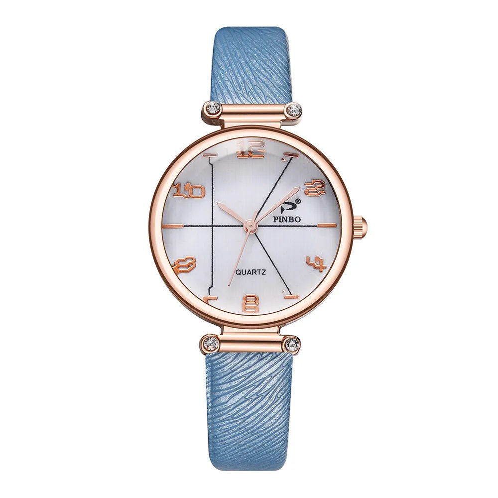 

DISU Women Wrist Watch Color Strap Digital Dial Alloy Band Band Quartz Analog ladies watches fashion watch 2019 relogio feminino