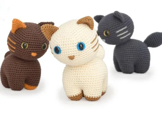 Игрушки для вязания крючком амигуруми погремушка кошка номер модели w3|Мягкие