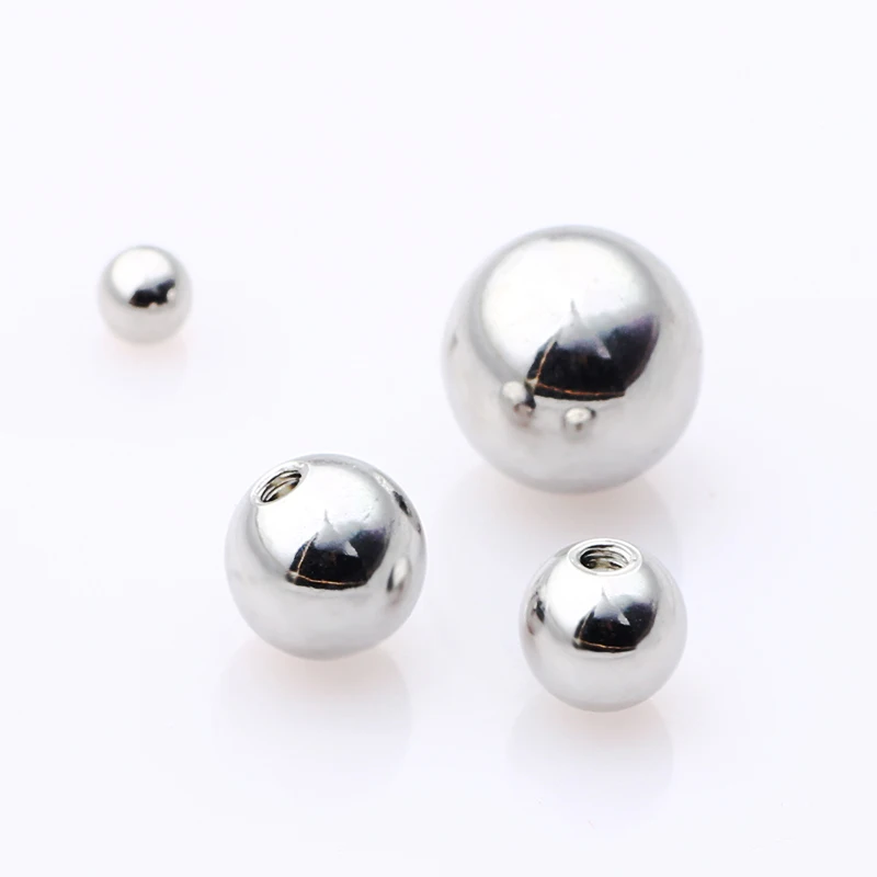 JUNLOWPY Body Piercing Jeweller Horseshoe Septum Piercing Nose Lip Ring Screw Ball Straight Barbell Eyebrow Belly Bar Accessory