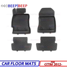 Для Toyota GT86 2012-автомобильные коврики ковры автомобильные коврики водонепроницаемые пылезащитные стильные интерьерные украшения