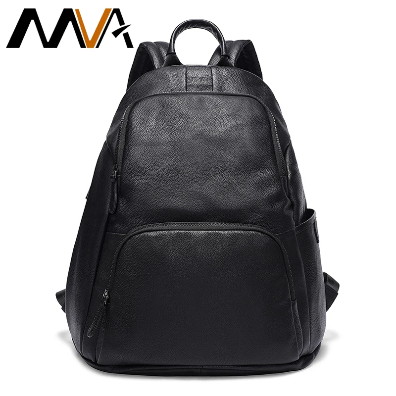 

fashion men backpack leather men's travel bag man backpacks for teenager laptop backpack men travel computer bag mochila 7237