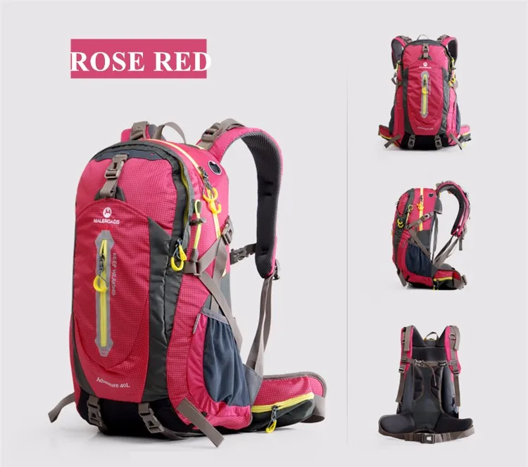 Mochila de Viagem à Prova Pacote para Homens Maleroads Acampamento Caminhadas Dwaterproof Água Adolescentes Esporte Montanha Escalada Bolsas 50l 40l 18 viagem à prova dwaterproof água adolescentes esporte