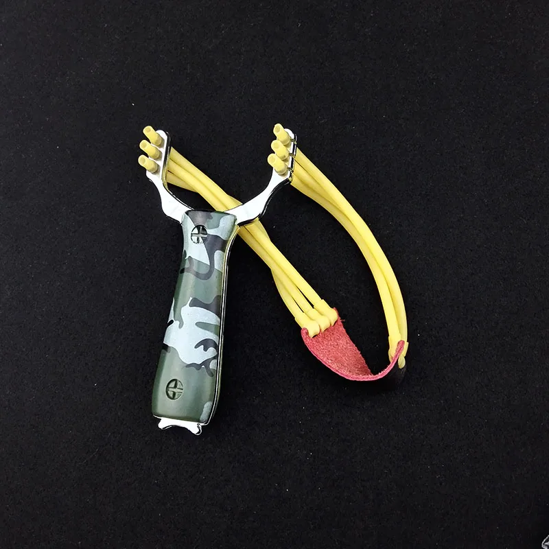 Pocket slingshot hunting bow aluminum alloy sling shot Marble