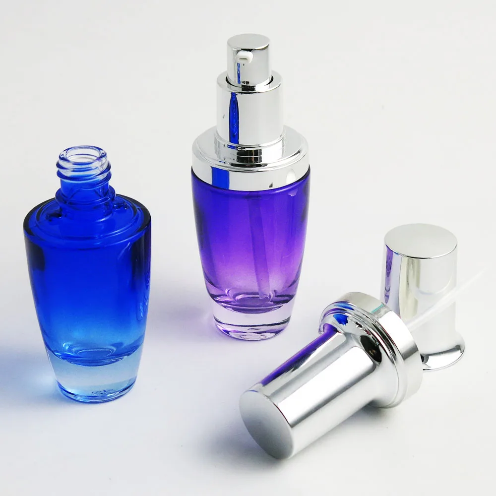 10 x 30g 30ml 30cc 1oz New Arrival Clear Blue Purple Black Red Glass Make Up 2