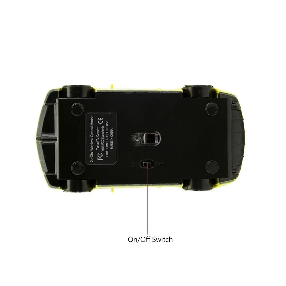 Беспроводная компьютерная мышь 2 4 ГГц модель USB автомобильная крутая Спортивная