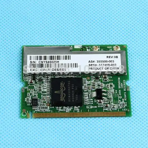 Горячий Новый Broadcom bcm94306 bcm4306 Mini PCI Беспроводной Wi-Fi карты 2.4 ГГц bcom