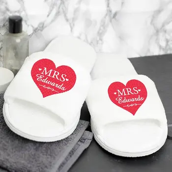 

personalized Wedding mr&mrs Slippers,Bride groom Wedding Slippers,Bridal Party Spa Slippers.Bachelorette party favors gifts