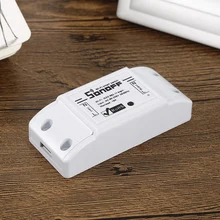 SONOFF Basic Wireless Wifi Switch Remote Control Automation Module DIY Timer Universal Smart Home 10A 220V AC 90-250V HWC