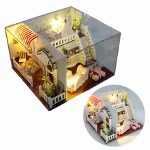 T-Yu Miss Margaret's House DIY кукольный домик со световым покрытием Миниатюрные модели Подарочная Коллекция Декор игрушка подарок для детей друг