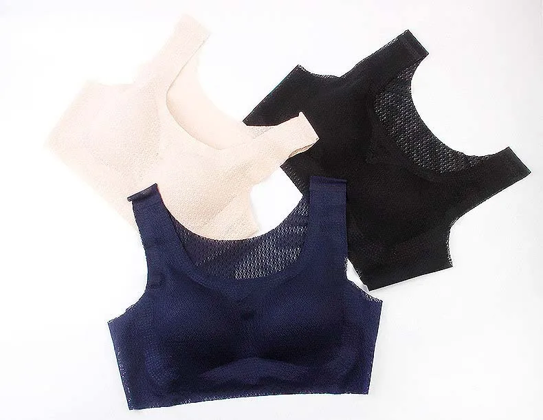errinut Plus Size Bra Seamless Underwear Women Push Up Bra Lace Bralette Bras For Women Wire Free Breathable Lingerie 3 (1)