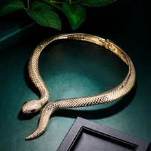 Necklace Snake Choker Women Goth Aesthetic Statement чокер Animal Party Jewelry Collier Femme Kpop Fashion Mujer Collares Gift