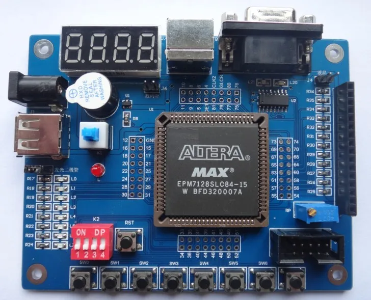 Altera-MAX-7000-CPLD-EPM7128SLC84-development-board-learning-board ...