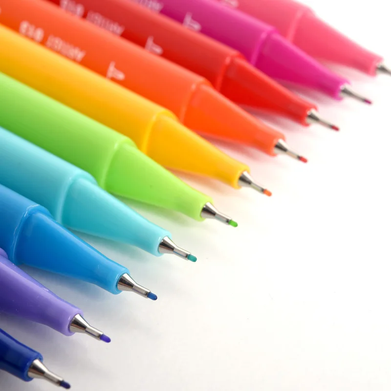 KACO, двухконцевые акварельные ручки, Нетоксичная кисточка и карандаш для рисования, подарочный набор, 100 цветов, с сумочкой