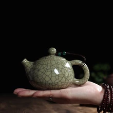Tee-set Knistern Glasur Ge Ofen Longquan Celadon Zisha Keramik Kunst Tay Thi China Teekanne Porzellan yixing Clay Antike Teekanne