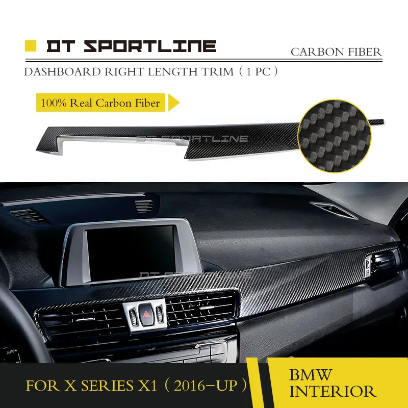 100 Real Carbon Fiber Interior Door Trim for BMW X1 SERIES F48