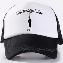 Новые летние кепки для дальнобойщиков ftp, крутые Летние черные кепки для взрослых, крутые бейсбольные сетчатые кепки для дальнобойщиков, кепки для мужчин, регулируемые