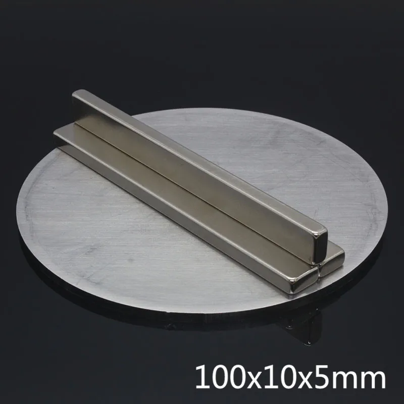 5pcs 100*10*5 Super Strong Neodymium Block 100 x 10 5 mm Magnets N35 Grade Rare Earth 100x10x5mm powerful magnetic magnets | Обустройство