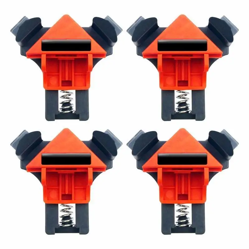 Woodworking Quick Clamp for Mounting Woodworking Template for Drilling Hole Locator Corner Retainer 4 Pcs / Set