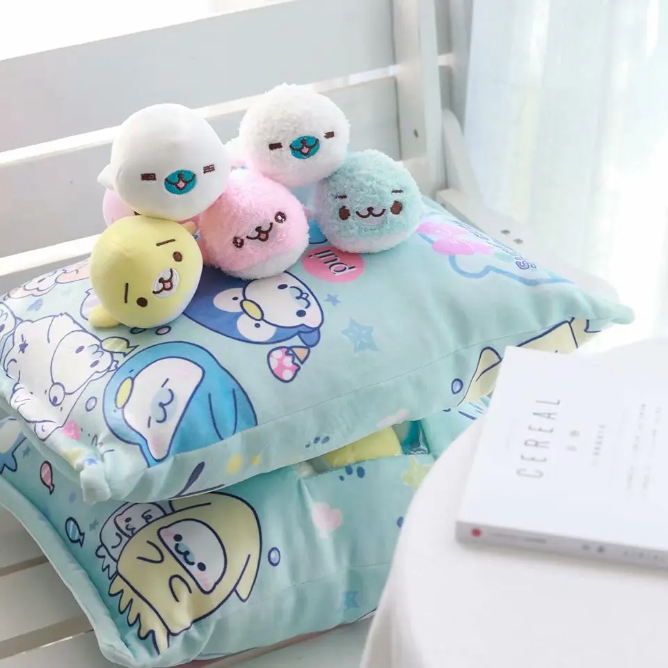 Милый плюшевый морской лев игрушка 8 шт. сумка маленькая кукла пудинг плюшевая