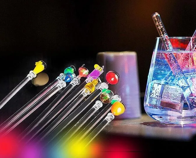 1000pcs 23 cm Cute Cocktail Drink Mixer Bar Puddler Muddler Stirring