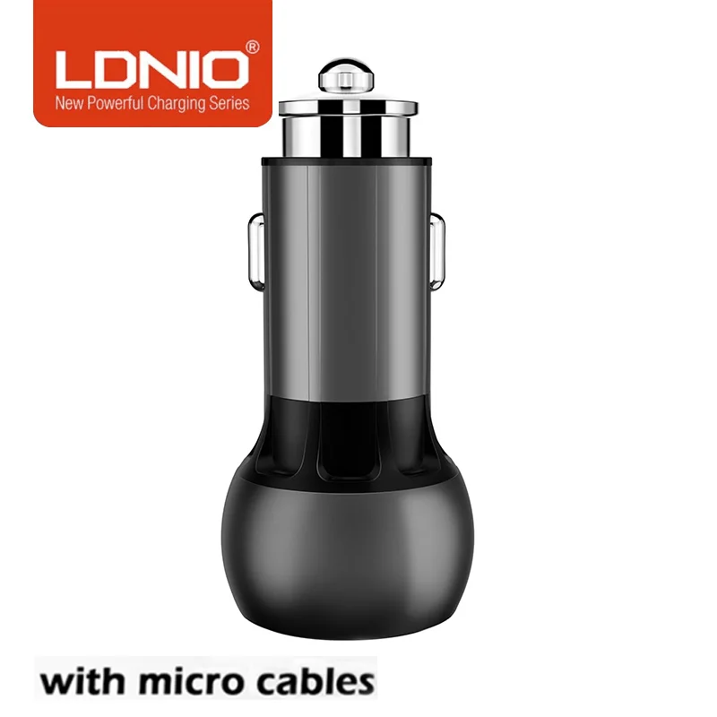 

LDNIO 36W Dual USB Quick Charge QC 3.0 Car Charger for iPhone Samsung Huawei Fast Charge Mobile Phone Quick Charger Car-Charger
