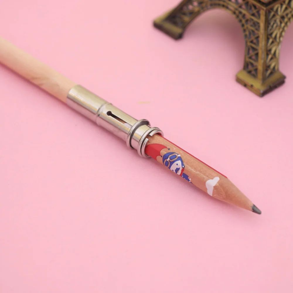 

5PCS Adjustable Pencil Extender Lengthener Holder Art Writing Hobby Tool For School Office Stationery Supplies High Quality