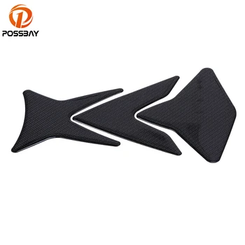 

POSSBAY Carbon Fiber Motorcycle Styling Fuel Tank Pad Protector Cover Sticker Decal fit for BMW S1000RR Motorcycle Gas Pad