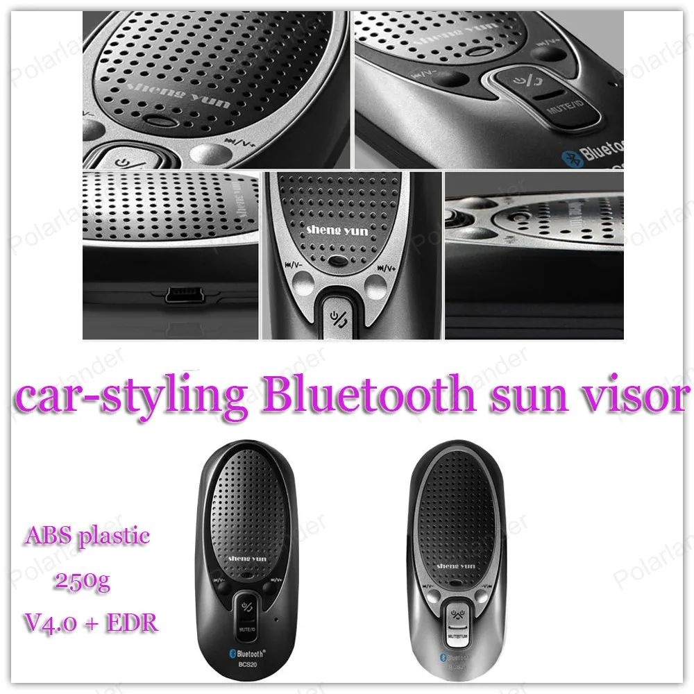 Высокое качество Новый Bluetooth мини-автомобиль-Стайлинг hands-free автомобильный V4.0 + EDR