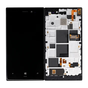 

For Nokia Lumia 928 Display Touch Screen With Frame For Nokia 928 LCD Digitizer Glass Assembly Replacement Free Shipping