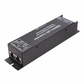 

4 Channel 4x4A 192W Digital Display DMX Decoder DMX512 LED Controller Driver DC 12~24V for RGBW LED Strip Light ST195