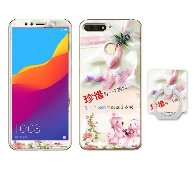 Huawei Y6 2018 honor 7A pro enjoy 8e case cover glass screen protector (13)