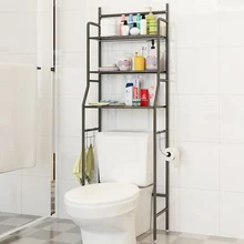 Bathroom Shelves Storage rack Stainless steel Floor Type Simple Assembly can be removed move washing machine Shelf furniture