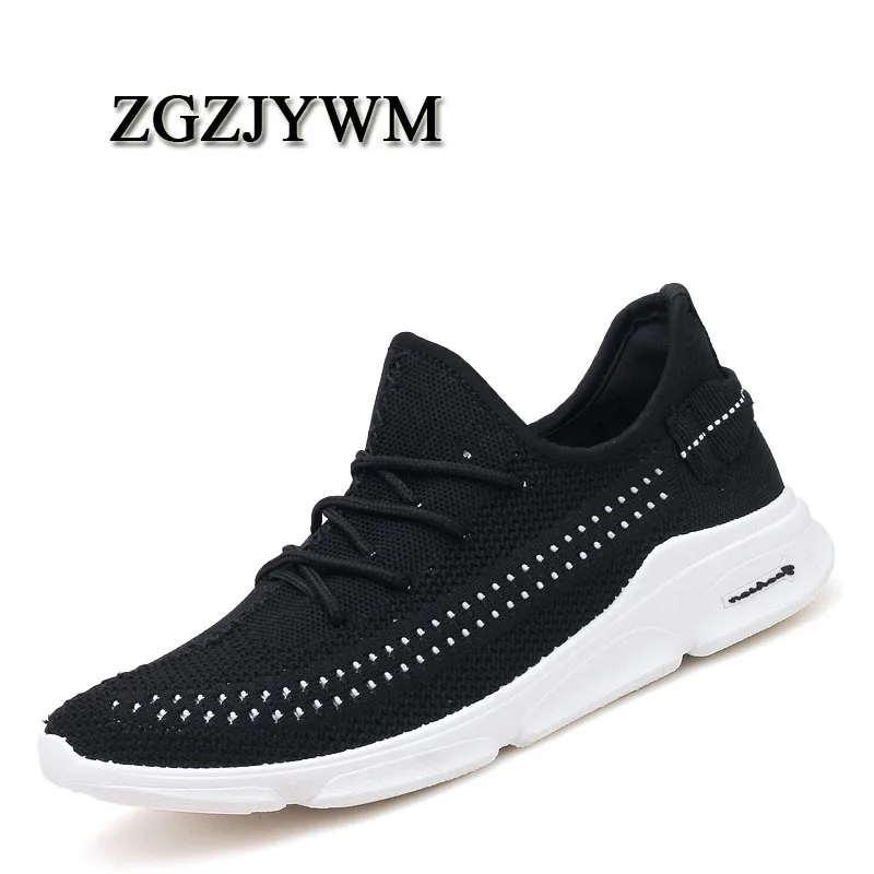 

ZGZJYWM New Fashion Comfortable Mens Outdoor Loafers Lightweight Walking Non-slip Soft Mesh Casual Canvas For Men Flat Shoes