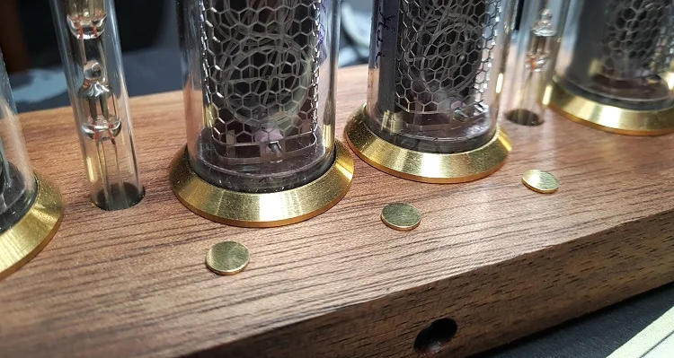 1 pieza de cobre in14 tubo Nixie reloj decoración anillo 1 pieza de cobre in14 tubo Nixie reloj decoración anillo