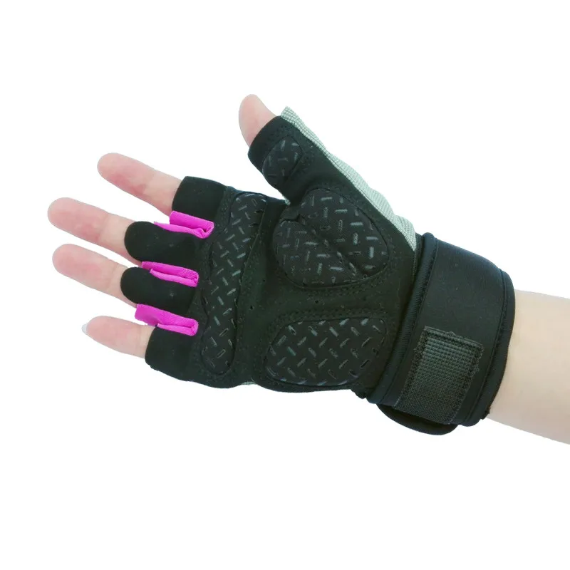 Воздухопроницаемый полупалец перчатки для защиты бега перчатки для тяжелой атлетики спортивные перчатки противоскользящие перчатки для езды на велосипеде