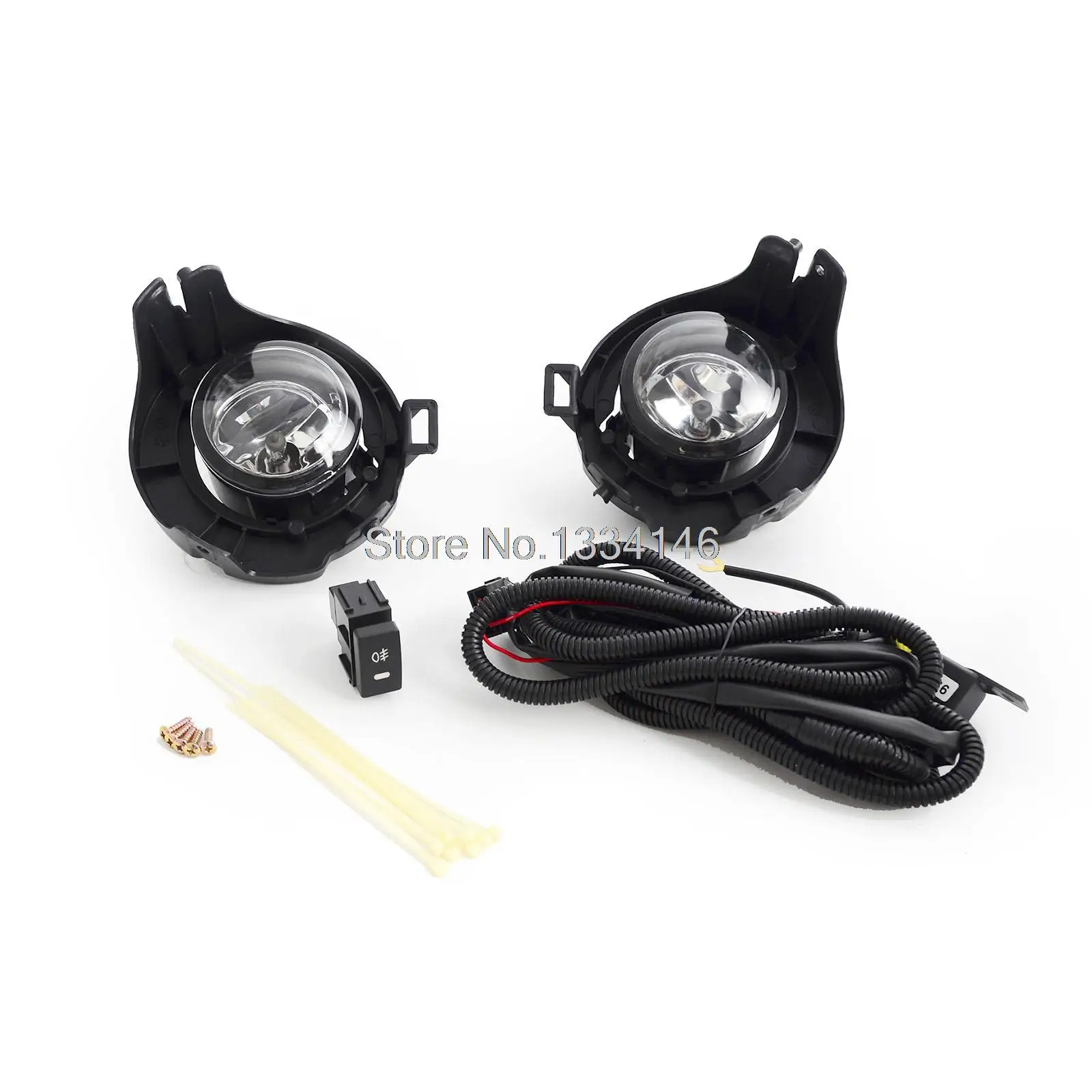 For Nissan NAVARA D40 Driving Fog Lights Lamps Complete Kit 2005 2014