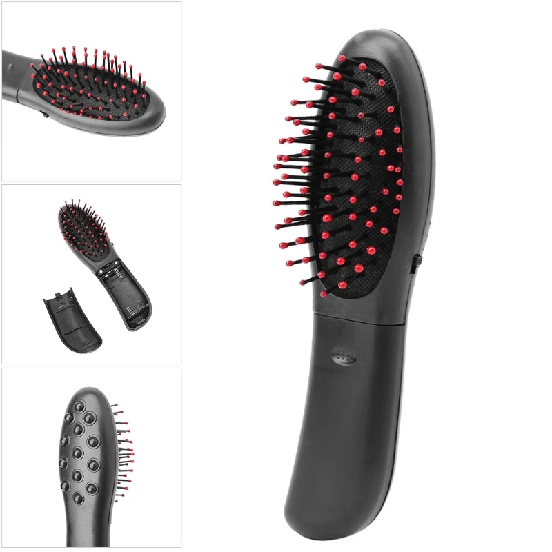 Electric Massage Comb Vibration Scalp Massager Brush Head Stimulation