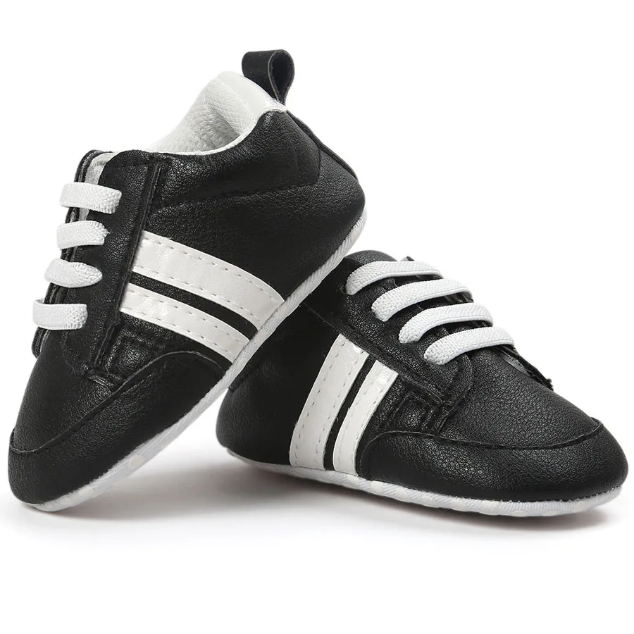 ROMIRUS Baby Boys Sneakers indoor Toddler Shoes First Walkers Soft Bottom For Children Kids Girls Black