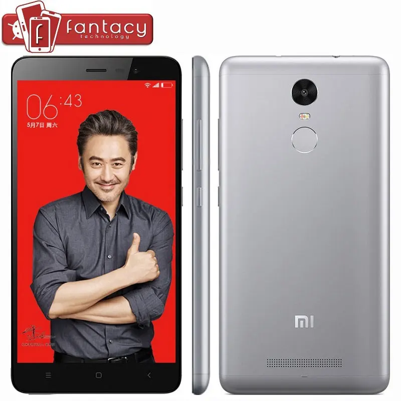 Original Xiaomi Redmi Note 3 Pro Prime Special Edition Snapdragon650 Fingerprint ID 3G RAM FDD LTE 4G 16MP 5.5" MIUI8 Cell Phone