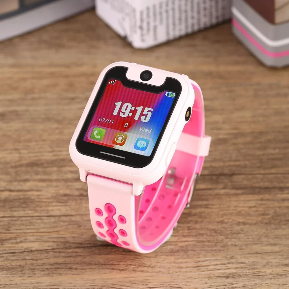 

Anti Lost S6 Children Smart Watch Support Phone SOS GSM GPRS SMS SIM Camera Route Track Playback 1.54 Inch Touch Screen LED